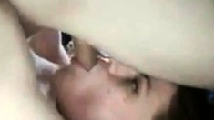 Young Trap sucks own cock