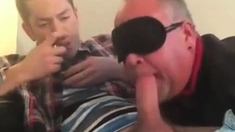 Young boy sucked by old
