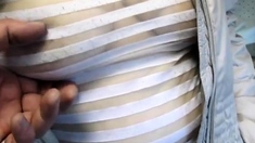 Touching Tits In See-throu Blouse In A Market