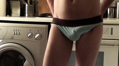 HD Bulging Blue Speedo
