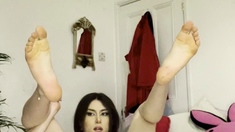 Solo webcam tranny masturbation