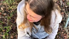 Great amateur video of Brunette POV oral sex