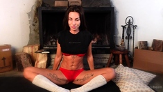 Brunette Solo Webcam Masturbation