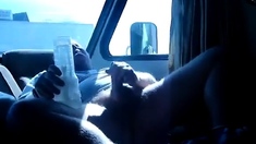 Truck Driver Solo: Adult Amateur Masturbation Video