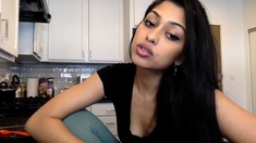 Webcam Teen masturbates and pretends you came in her mouth