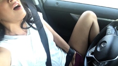 Euro amateur outdoor masturbation