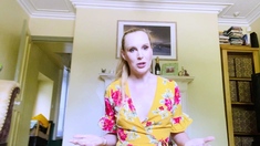 Gorgeous Mature Blonde Solo Masturbation
