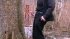 Lonely Daddy Strokes it Outside