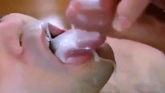 Big-Cock Webcam Man Spills Leche Condensada
