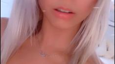 Latina teen Renae Cruz hot solo dildo masturbation