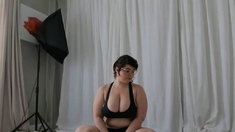 Great Big Boobs On Masturbating Redhead