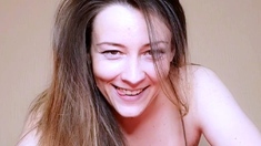 Amateur striptease and Solo masturbation