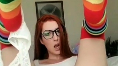 Sexy hottie Anetta Keys enjoys a solo toy masturbation