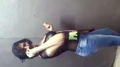 Egyptian Crossdresser Dances In Amateur Video