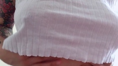 Amateur Big Boobs jerks Big Dick