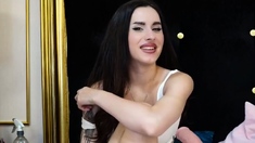 Brunette Solo Webcam Masturbation