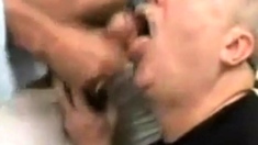 Mature Bear Daddy Sucks and Swallows