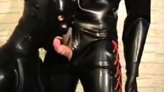 Rubber Blowjob Fun