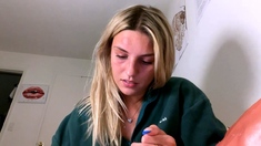 European Gorgeous Blonde Teen Gi