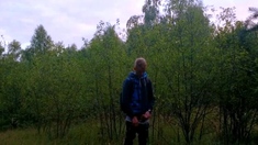 Outdoor Twink Peeing in the Woods