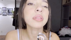 Drooling Teen Solo JOI Webcam Show