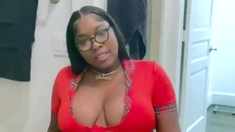 Big tit amateur sucks and tit fucks a big cock