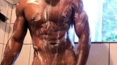 Solo Black Gay Masturbation Jerk Off