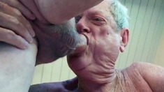Dentured Gay Blowjob - Sucking and Enjoying It