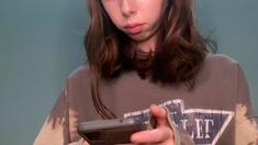 Hot brunette gives you a nice close up masturbation