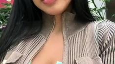 Leann amateur beautiful brunette with big boobs