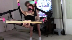 Kinky Crossdresser Swing Play with Michelle