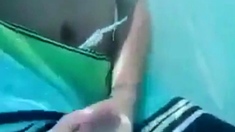 Underwater Jerk-Off Session Outdoors - Amateur Style