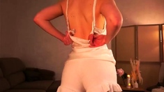 Cute blonde amateur webcam teen masturbating