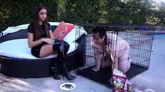Princess Beverly Feeds Her Pet