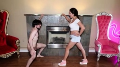 HardBallbusting - Breaking balls by kicking with pink