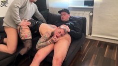 Blonde Natasha Marley with big boob