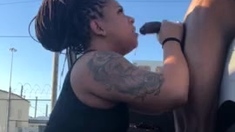 Daytime Quick Stop For Risky Blowjob With Kendoll