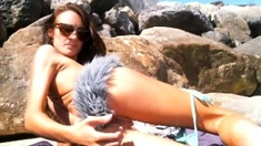 Small titted babe Lauryn May takes
