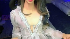 Cute Femboy Enjoying Her Night Alone And Cumming Hard