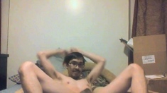 Skinny Asian Twink's Birthday Striptease