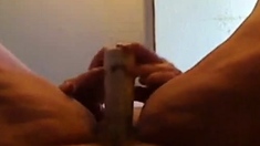 Granny's Solo Dildo Adventure