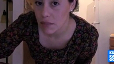Hot Stepmother Teases And Masturbates In Kitchen