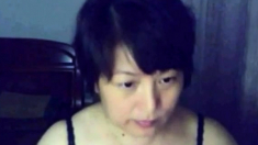 Chinese lady on webcam