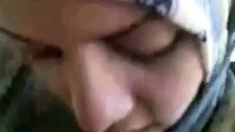 Arab Hijab Sneak To Suck And Fondled