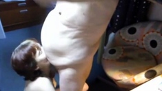 Elderly Couple On Webcam